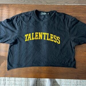 Talentless Cropped Tee